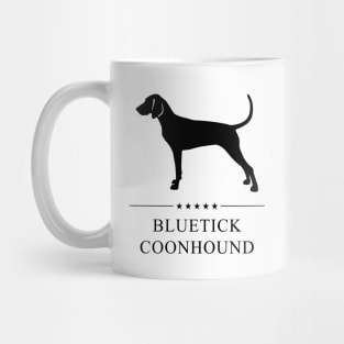 Bluetick Coonhound Black Silhouette Mug